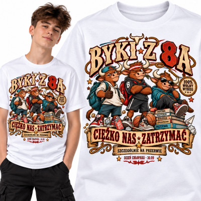 KOSZULKA DZIEŃ CHŁOPAKA BYKI CIĘZKO